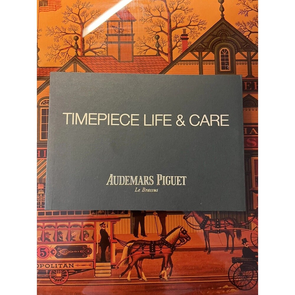 Audemars Piguet Timepiece Life And Care Booklet Manual In English 2013